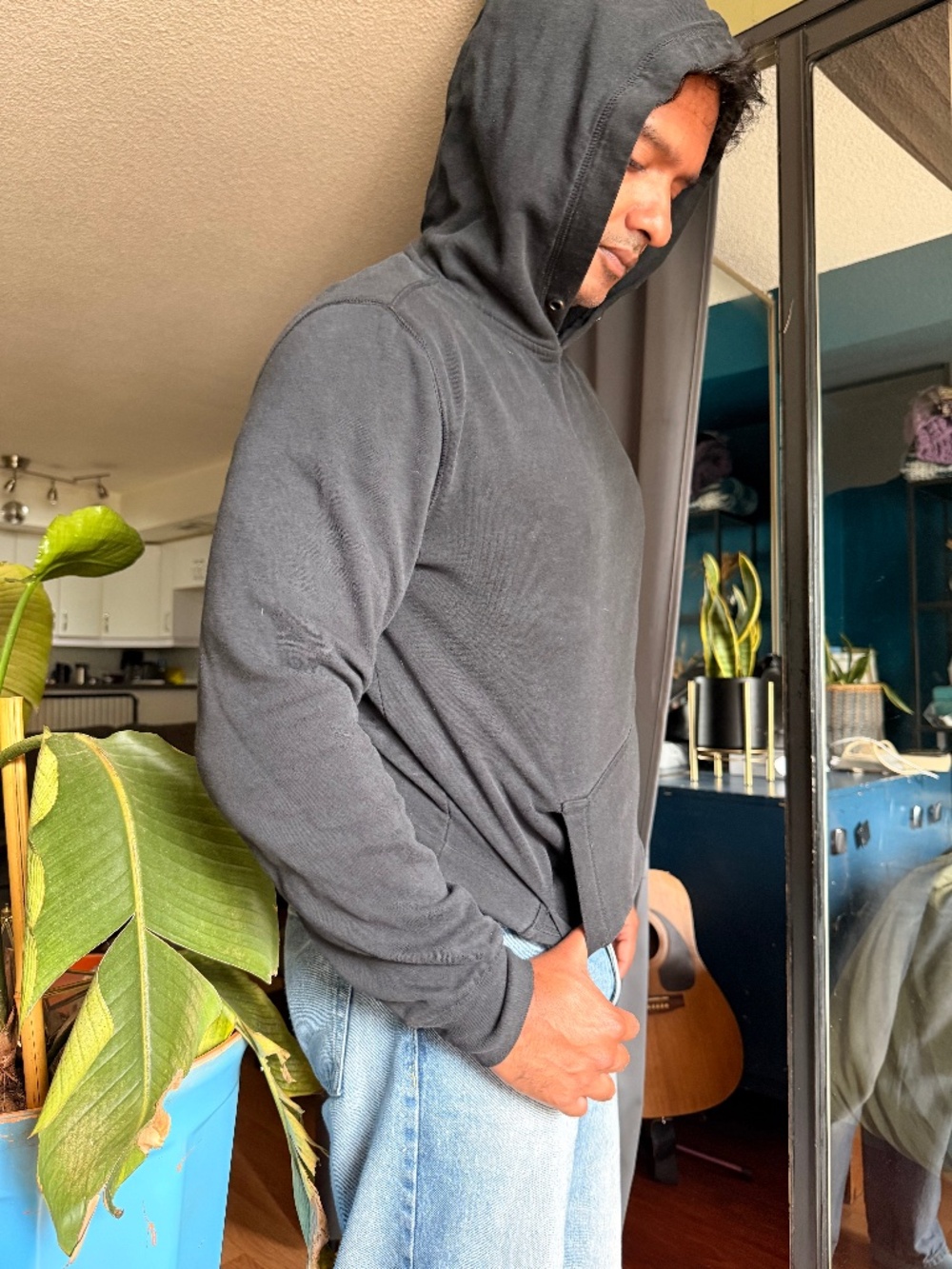 Black hoodie